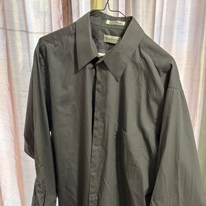 Van Heusen Men's Charcoal Dress Shirt